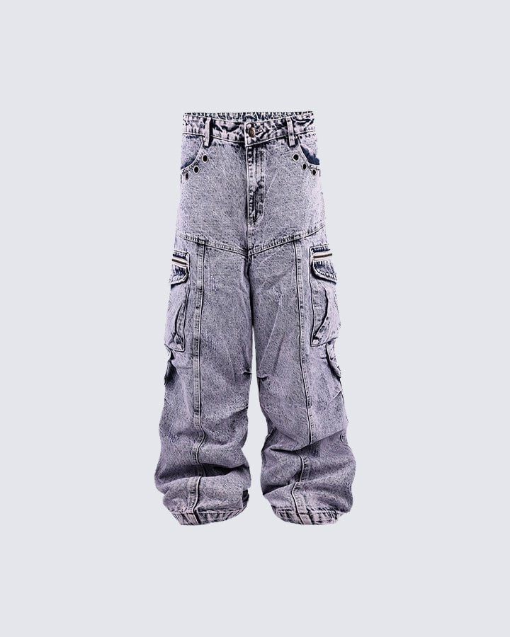 14-Ounce Heavyweight Vintage Washed Denim Pants
